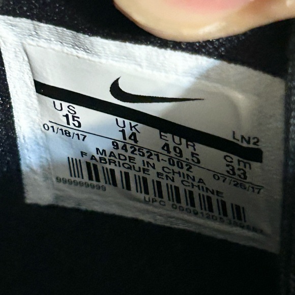 Nike Kobe A.D. Mid TB Black size 15 BRAND NEW MEN’S BASKETBALL SHOES - Picture 5 of 5